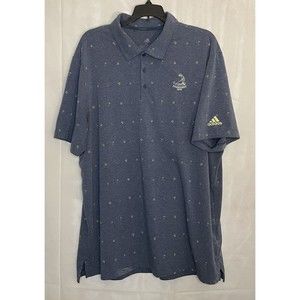 Adidas Golf Men's Pinehurst Putter Boy Short Sleeve Polo Shirt Prime Green XL